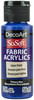 3 Pack - DecoArt SoSoft Fabric Acrylic Paint 2oz-Primary Blue - DSS2OZ-42 - 766218053923