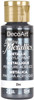 6 Pack - DecoArt Dazzling Metallics Acrylic Paint 2oz-Zinc - DM-DA339 - 766218090867
