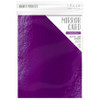 3 Pack - Craft Perfect Mirror Cardstock 8.5"X11" 5/Pkg-High Gloss Electric Purple - MIRRORG-9455E - 818569024555