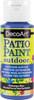 6 Pack - DecoArt Patio Paint 2oz-Hydrangea Blue - DCP-33 - 766218002075