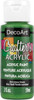 6 Pack - DecoArt Crafter's Acrylic All-Purpose Paint 2oz-Christmas Green - DCA-37 - 016455545669