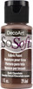 6 Pack - DecoArt SoSoft Fabric Acrylic Paint 1oz-Dark Chocolate - DSS-23 - 016455658000