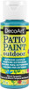 6 Pack - DecoArt Patio Paint 2oz-Desert Turquoise - DCP-79 - 766218064882