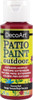 6 Pack - DecoArt Patio Paint 2oz-Tuscan Red - DCP-65 - 766218038173