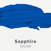 6 Pack - DecoArt Americana Acrylic Paint 2oz-Sapphire - Opaque - DA-099