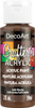 6 Pack - DecoArt Crafter's Acrylic All-Purpose Paint 2oz-Cafe Mocha - DCA-116 - 766218037329
