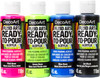 DecoArt FluidArt Paint Pouring Value Pack 4/Pkg-Neon Blast - DASK655