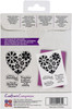Crafter's Companion Abstract Clear Stamps-Blooming Heart - TPBLHEA