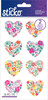 Sticko Flat Stickers-Floral Hearts, 16/Pkg - 5201546