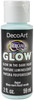 DecoArt Americana Glow In The Dark Paint 2oz-Aqua - DAGC2OZ-381 - 766218126160