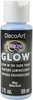 DecoArt Americana Glow In The Dark Paint 2oz-Blue - DAGC2OZ-382 - 766218126177