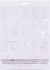Heidi Swapp DIY Doormats Stencil-Numbers - HS314879