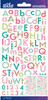 Sticko Alphabet Stickers-Bright Multi Pattern Small - 5290285