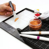 Tim Holtz Travel Glass Media Mat 10.25"X15.5"-Left-Handed - 2632E Tim Holtz Travel Glass Media Mat 10.25"X15.5"-Left-Handed - 2632E