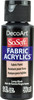 DecoArt SoSoft Fabric Acrylic Paint 2oz-Lamp Black - DSS2OZ-24 - 766218053695