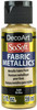 DecoArt SoSoft Fabric Metallics Acrylic Paint 2oz-Gold - DSM2OZ-33 - 766218115744