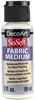 DecoArt SoSoft Fabric Acrylic Paint Medium Transparent 2oz-Clear - DSF1-30 - 766218116321