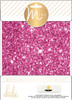 Heidi Swapp Minc Glitter Sheets 6"X8" 4/Pkg-Pink - HSGLTSH-14484