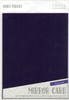 Craft Perfect Mirror Cardstock 8.5"X11" 5/Pkg-High Gloss Electric Purple - MIRRORG-9455E - 818569024555