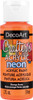 DecoArt Crafter's Acrylic All-Purpose Specialty Paint 2oz-Orange Neon - DCAS-130 - 766218047069
