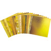 DCWV Double-Sided Cardstock Stack 12"X12" 36/Pkg-Solid Gold, 18 Designs/2 Each - PS005562