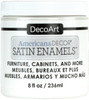 DecoArt Americana Decor Satin Enamels 8oz-Pure White - ADSA-02 - 766218091505