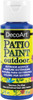 DecoArt Patio Paint 2oz-Summer Sky Blue - DCP-10 - 016455698419