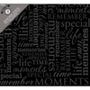 Colorbok Post Bound Album 12"X12"-Memories -Black - 71900D