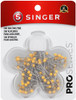 Singer QuiltPro Quilting Pins In Flower Case-Size 28 200/Pkg - 04337 - 075691043377