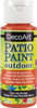 DecoArt Patio Paint 2oz-Tiger Lily Orange - DCP-36 - 766218002976