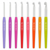 Prym Soft Grip Crochet Hook Set 8/Pkg-Sizes A/2mm To J/6mm - 57500