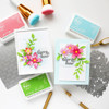 Pinkfresh Studio Stencils 5/Pkg-Fresh Florals 5A002MXQ-1GPC7