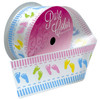 3 Pack Morex Ribbon Sweet Baby 1.5"X3yd-Baby Feet 5A002L7R-1GN3N - 750265824643