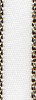3 Pack Morex Ribbon Elite 3/8"X15yd-White W/Gold Edge 5A002L82-1GN2H