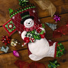 Bucilla Felt Stocking Applique Kit 18" Long-Snowman's Quilted Delight - 5A002W1V-1GWQV