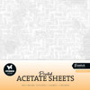 Studio Light Essentials Acetate Sheet 6/Pkg-Nr. 11, Textured Patterns, Spring Meadow - 5A002LYL-1GNLL - 8713943158357