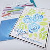 2 Pack - Gina K Designs Fancy Foil 6"X8" 12/Pkg-Powder Blue - Matte Finish - 5A002W9G-1GX1W