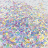 6 Pack - Dress My Craft Sequins 8gms-Holographic Rainbow Heart - 5A002W8X-1GX1B