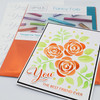 2 Pack - Gina K Designs Fancy Foil 6"X8" 12/Pkg-Tangerine Twist - 5A002W9C-1GX1S