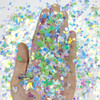 6 Pack Dress My Craft Sequins 8gms-Shining Swan Green Mix 5A002W90-1GX1F