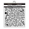 3 Pack - Stamperia Stencil 4.72"x4.72"-Writings Pattern - 5A002MCB-1GNT3 - 5993110041825