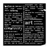 Stamperia Stencil 4.72"x4.72"-Dictionary - 5A002MD1-1GNVL
