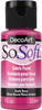 DecoArt SoSoft Fabric Acrylic Paint 1oz-Dark Rose - DSS-94 - 766218038586