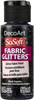 3 Pack - DecoArt SoSoft Fabric Glitters Acrylic Paint 2oz-Black Sequins - DSSFG2OZ-18 - 766218115706