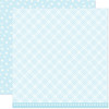 Bitsy Blooms Double-Sided Cardstock 12"X12"-Forget-Me-Not - 5A002W6S-1GWVV