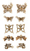 Studio Light Consumables Metal Charms 10/Pkg-Nr. 02 Butterfly - 5A002W2H-1GWSP Studio Light Consumables Metal Charms 10/Pkg-Nr. 02 Butterfly - 5A002W2H-1GWSP
