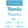 Sizzix Thinlits Die Set 8/Pkg, Take Two's by Stacey Park-Thanks 5A002MXC-1GPB7 - 630454291701