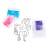 Colorbok Makit & Bakit Suncatcher Kit-Glitter Unicorn - TB-47648