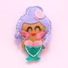3 Pack - Colorbok Sew Cute! Felt Backpack Clip Kit-Mermaid - SCMINI-74300