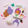 Colorbok Sew Cute! Felt Backpack Clip Kit-Mermaid SCMINI-74300